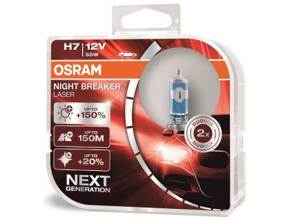 OSRAM H7 Night Breaker Laser Next Generation +150%, 2ks