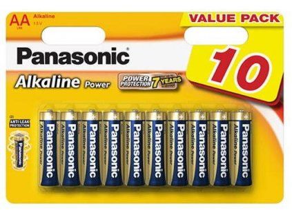 Panasonic AA Alkaline Power LR6 10ks