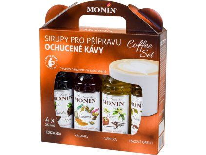 MONIN COFFEE BOX 4 x 0,25 l sirup