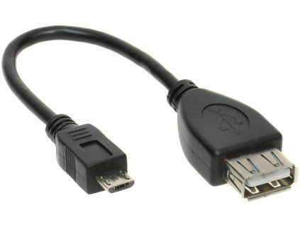 PremiumCord kabel USB A/f - Micro USB/m 20cm