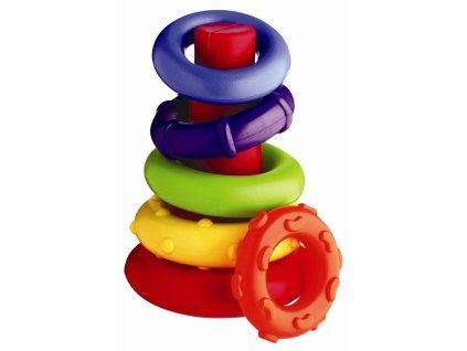 Playgro Plastové navlékací kroužky