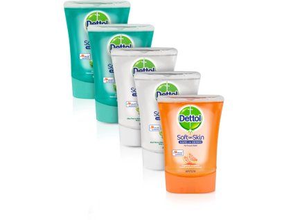 DETTOL náplně do dávkovače 250 ml 4+1 ks
