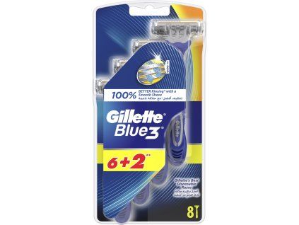 GILLETTE Blue3 6+2 ks