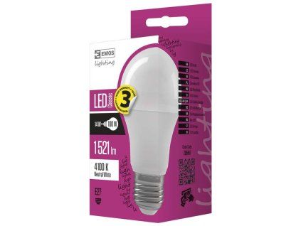 EMOS LED žárovka Classic A60 14W E27 neutrální bílá