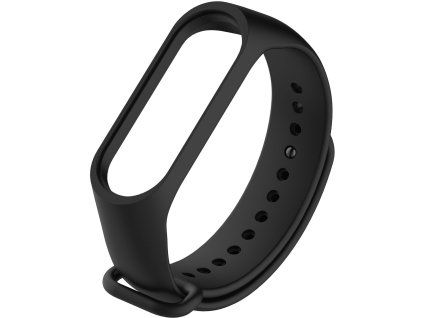 STX Mi Band 3/4 silikonový, černý