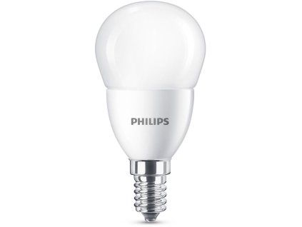 Philips LED kapka 7-60W, E14, Matná, 2700K