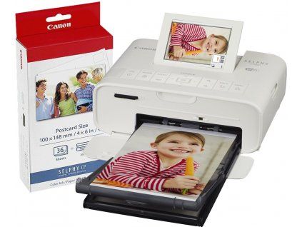 Canon SELPHY CP1300 bílá + papíry KP-36