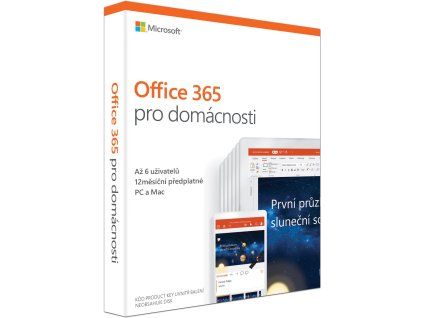 Microsoft Office 365 pro domácnosti CZ (BOX)