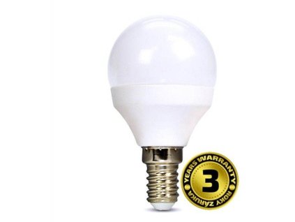 Solight LED žárovka miniglobe E14 6W 4000K