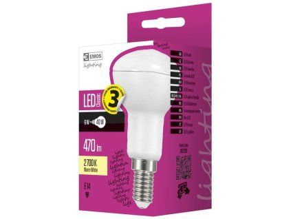 EMOS LED žárovka Classic R50 6W E14 teplá bílá