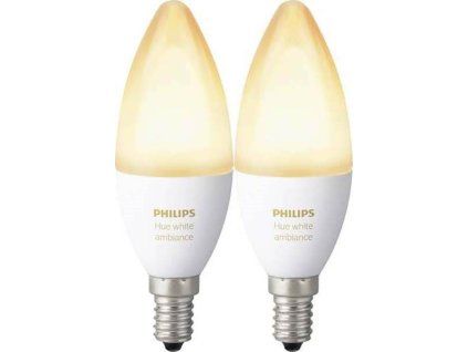Philips Hue White Ambiance 6W E14 set 2ks