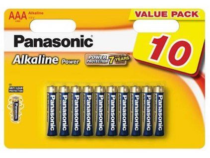 Panasonic AAA Alkaline Power LR03 10ks