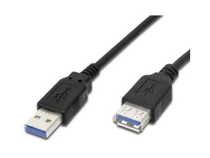 PremiumCord USB 3.0 prodlužovací A-A černý 2m