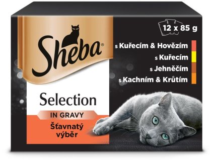 SHEBA Šťavnatý výběr 12x85g