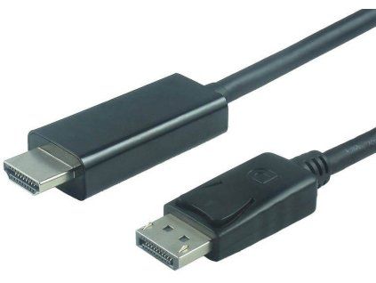 PremiumCord DisplayPort - HDMI propojovací 2m černý