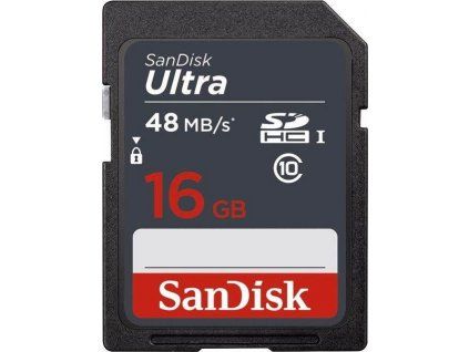 SanDisk SDHC 16GB Ultra Class 10 UHS-I
