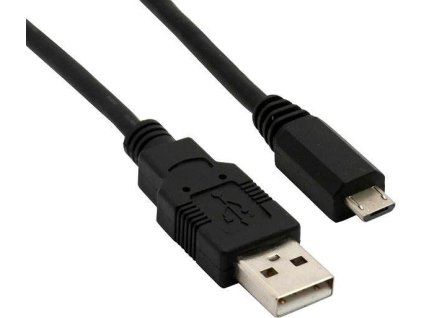 PremiumCord USB 2.0 propojovací A-B micro 2m černý