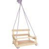 Dřevěná houpačka - přírodní