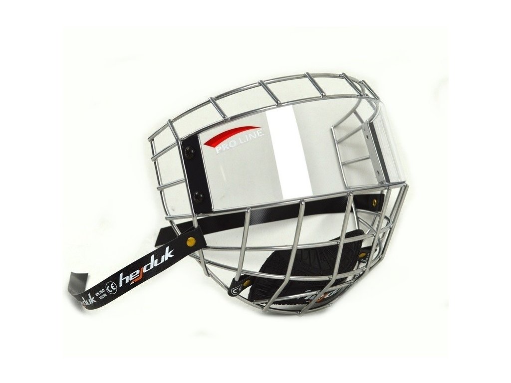 Gitter + Visier für Eishockey Helm Hejduk Combo Flat (flat), SR (Senior) - Eishockeyausrüstung Schlittschuhe, Helme DE.m- hockey.cz