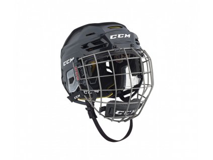 Eishockey Helm mit Gitter CCM Tacks 310 - SR M Navy (combo)