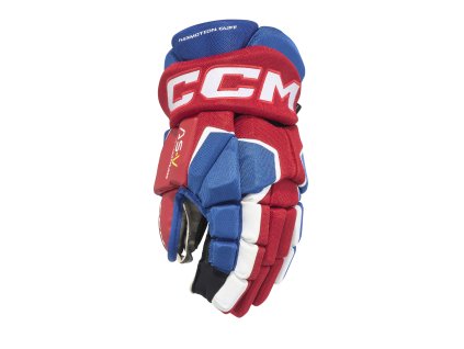 Eishockey Handschuhe CCM TACKS AS-V JR royal/red/white 10"