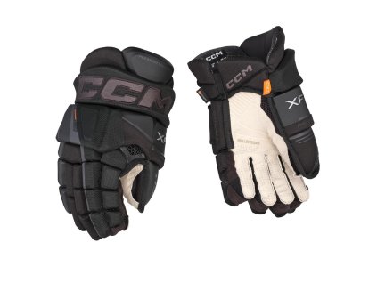 Eishockey Handschuhe CCM TACKS XF PRO YTH (bambini) black/white 8"