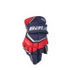 Eishockey Handschuhe BAUER SUPREME S29 JR 12” NY/RD/WH (navy/red/white) S19 - 1054621NY/RD/WH12