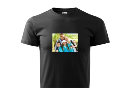 ČIERNE TRIČKO S FOTKOU PÁNSKE S foto Šírka