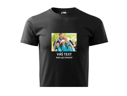 ČIERNE TRIČKO S FOTKOU PÁNSKE S foto + text 20 40 Šírka