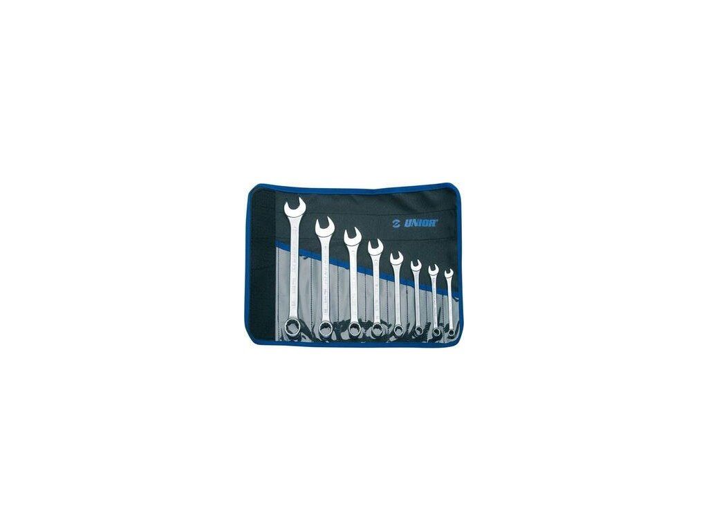 Unior Set of Combination Wrenches Short Type in Bag 8-22/8