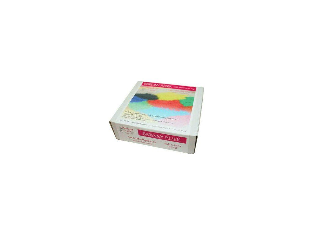 Radost v písku Sand Art Basic Set 10x20g - Colored Sand