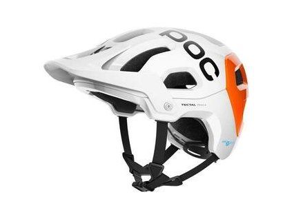 POC Tectal Race SPIN NFC Hydrogen White/Fluorescent Orange AVIP 2020