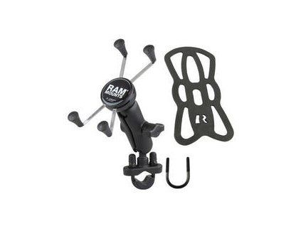 Ram Mounts Handlebar Rail Mount For Large Devices Plastic Black