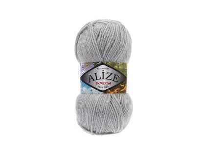 Alize Burcum Klasik 21 Grey Melange