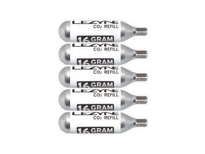 Lezyne 16g CO2 Cartridge 5 Pack