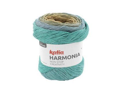 Katia Harmonia 209 Green/Water Blue/Beige