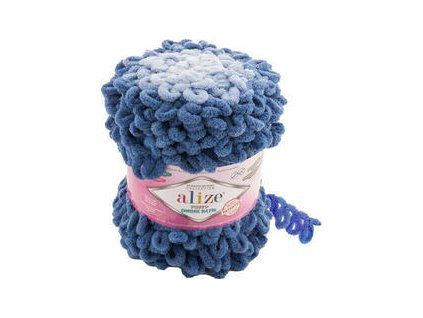 Alize Puffy Ombre Batik 7425 Dark Blue