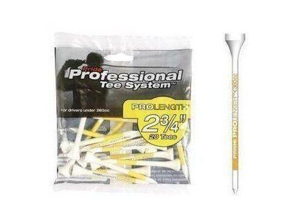 Pride Tee Profesional Tee System (PTS) 2 3/4 Inch Yellow 20 pcs