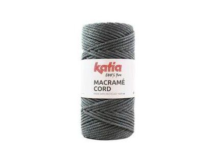 Katia Macrame Cord 5 mm Grey