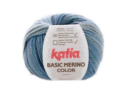 Katia Basic Merino Color 207 Green/Grey/Blue/Off White