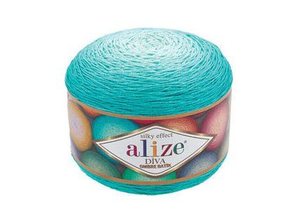 Alize Diva Ombre Batik 7370 Light Blue