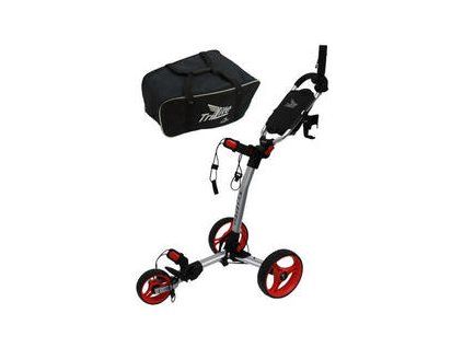Axglo TriLite Trolley Silver/Red SET