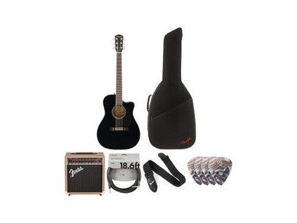 Fender CC-60SCE Concert Black WN Deluxe SET Black