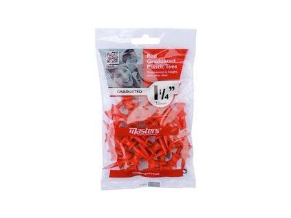 Masters Golf Plastic Graduated Tees 1 Inch 30 pcs