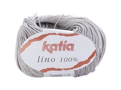 Katia Lino 100% 8 Pearl Light Grey