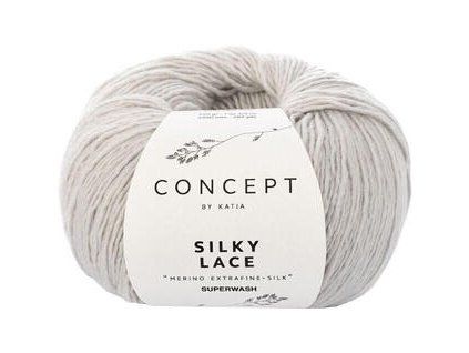 Katia Silky Lace 173 Pearl Light Grey