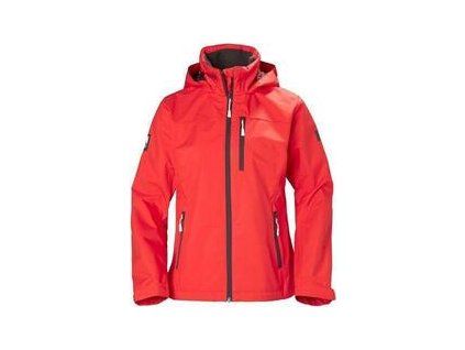 Helly Hansen W Crew Hooded Jacket Alert Red