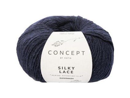 Katia Silky Lace 157 Dark Blue