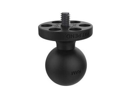Ram Mounts Ball Adapter with 1/4'' 20 Threaded Stud for Action Cameras