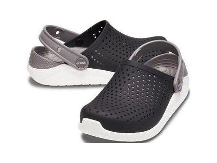 Crocs Kids' LiteRide Clog Black/White